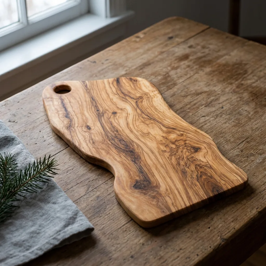 Olive Wood Charcuterie Board (11